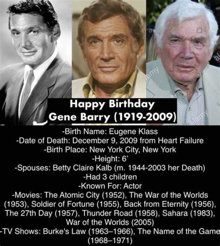 1000+ images about GENE BARRY on Pinterest The games, Search and