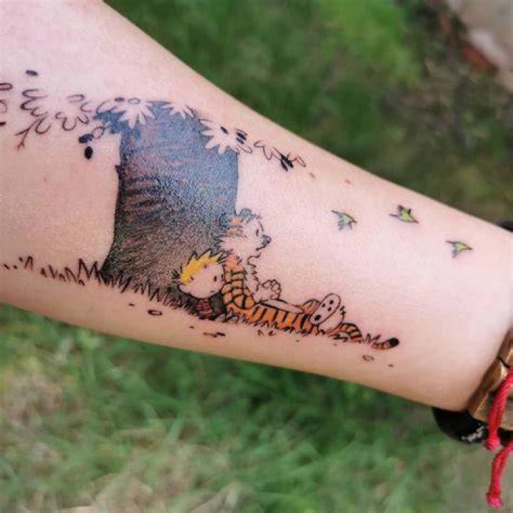 101 Amazing Calvin and Hobbes Tattoo Designs You Need To See! Outsons