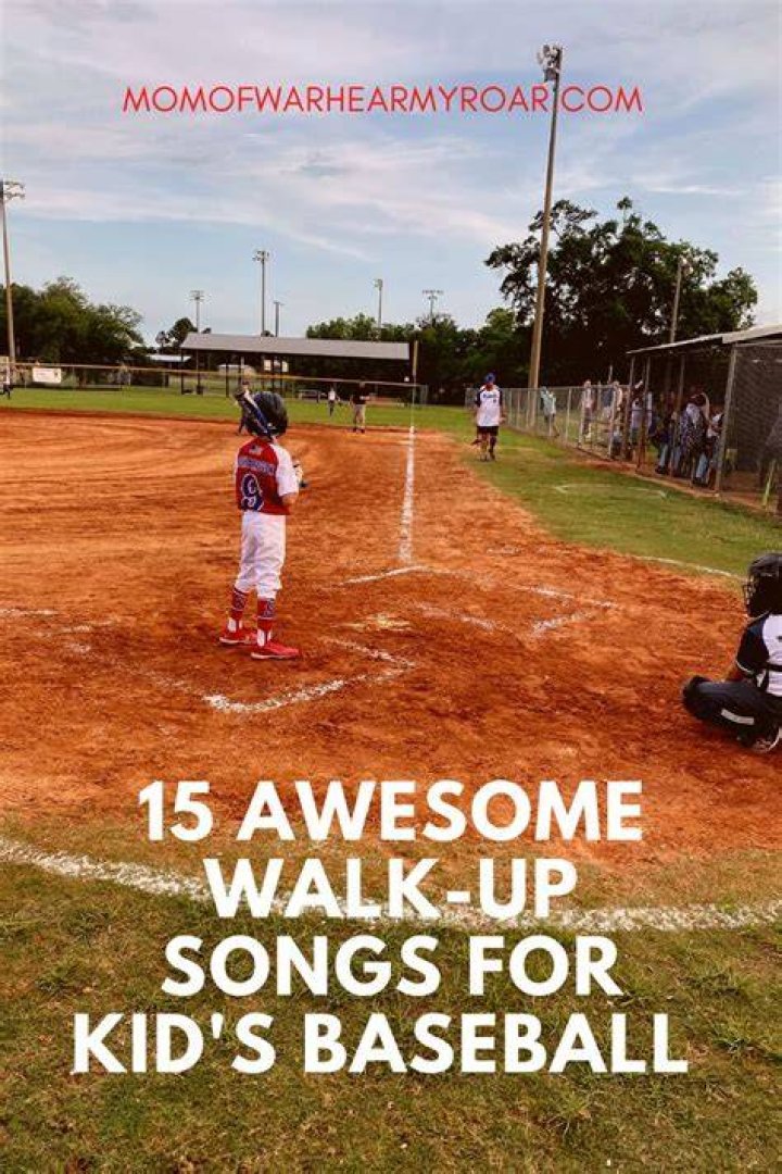 15 WalkUp Songs For Kid's Baseball Mom of W.A.R., Hear My Roar in