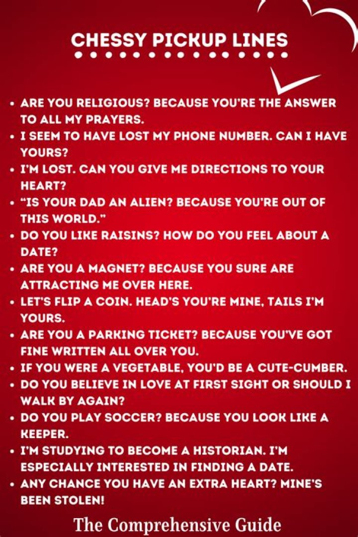 17 Cheesy PickUp Lines that Should Make you LOL