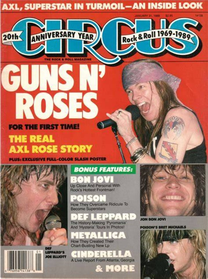 1989.01.31 Circus Magazine Inside Axl Rose's Turbulent World