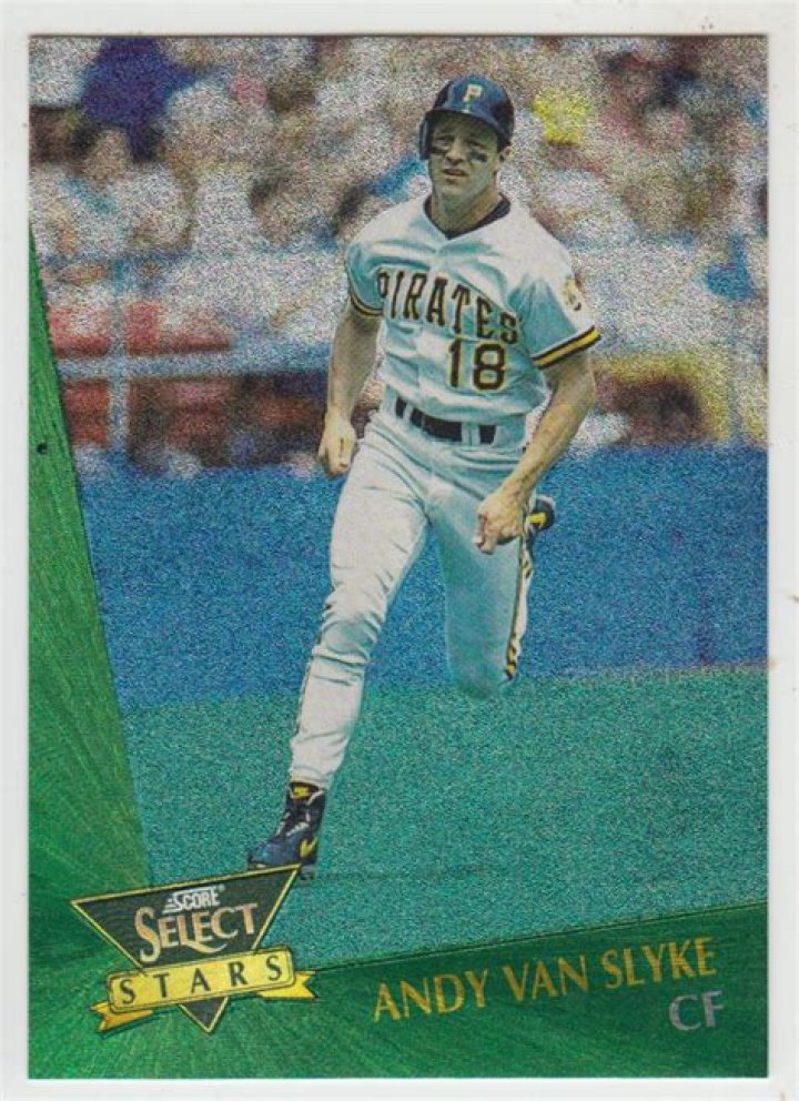 1993 Select Chase Stars Andy Van Slyke 6 on Kronozio