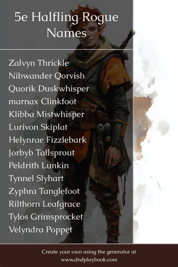 200+ Halfling Names And Last Names For Your DnD Characters
