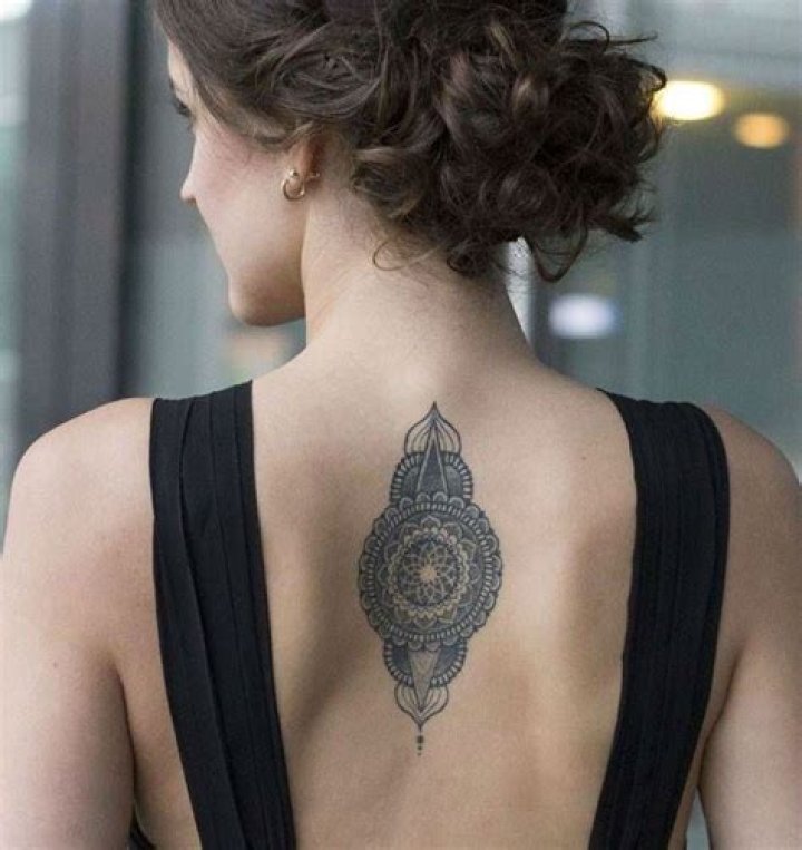 23 Awesome Upper Back Tattoos for Women Girl back tattoos, Back
