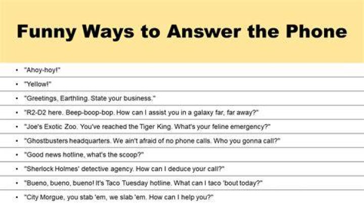 23 Funny Ways To Answer Spam Calls Prank Call