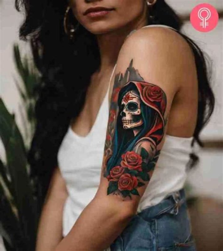 230+ Santa Muerte Tattoo Ideas Saints True Meaning Revealed
