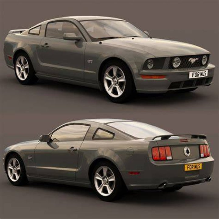3D Ford Mustang GT 2005 TurboSquid 1873409