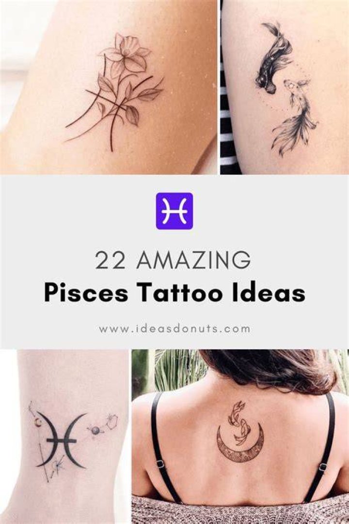 40+ Pisces Tattoo Designs and Body Placement Ideas Tats 'n' Rings