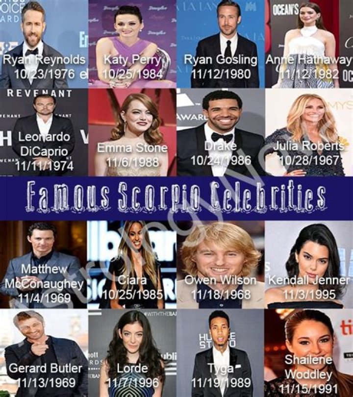 45+ Scorpio Celebrities POPSUGAR Celebrity