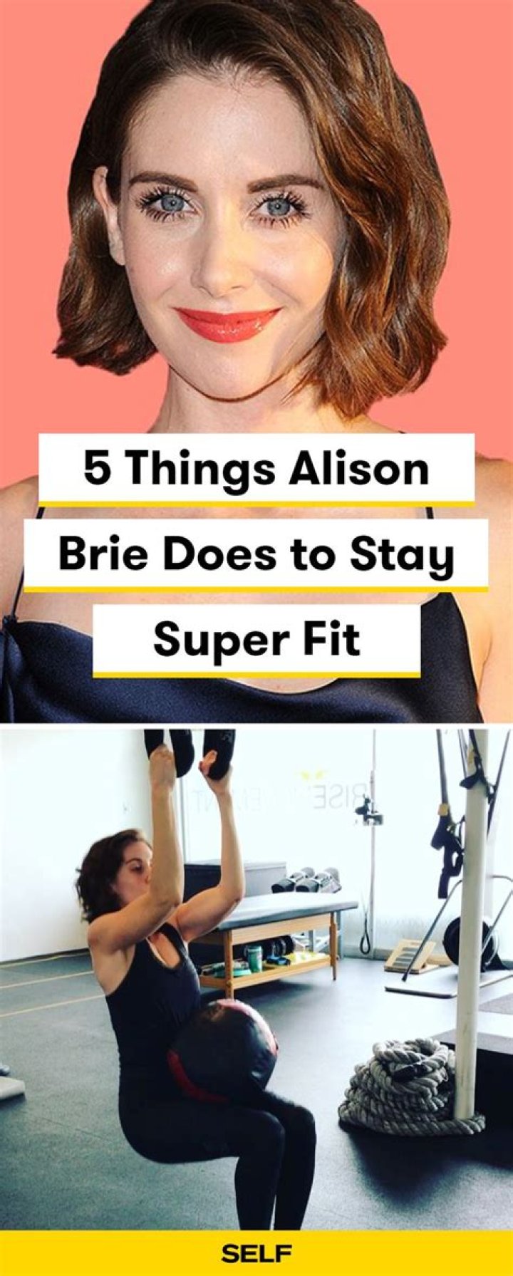 5 Things Alison Brie Does to Stay Super Fit SELF