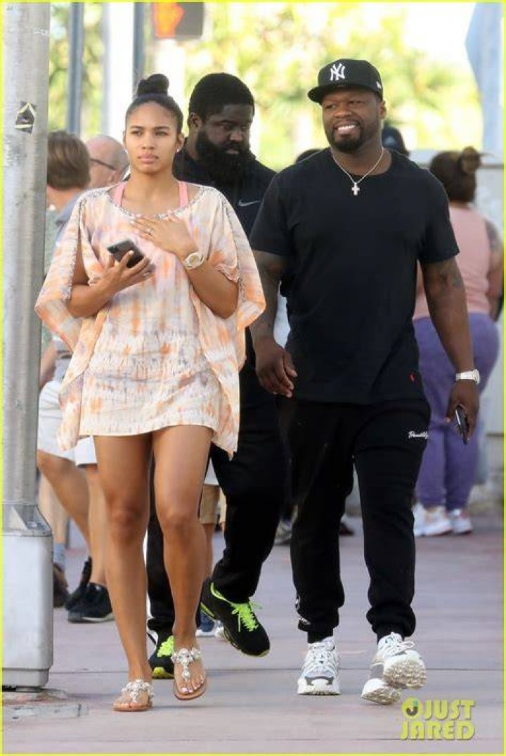 50 Cent & Rumored Girlfriend Jamira Haines Couple Up for New Year’s Day