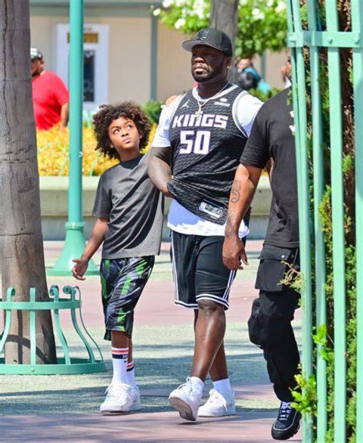 50 Cent Takes Son Sire, 9, On Fun FatherSon Trip To Disneyland Photo