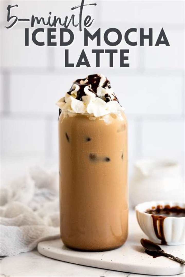 5Minute Iced Mocha Latte Fork in the Kitchen