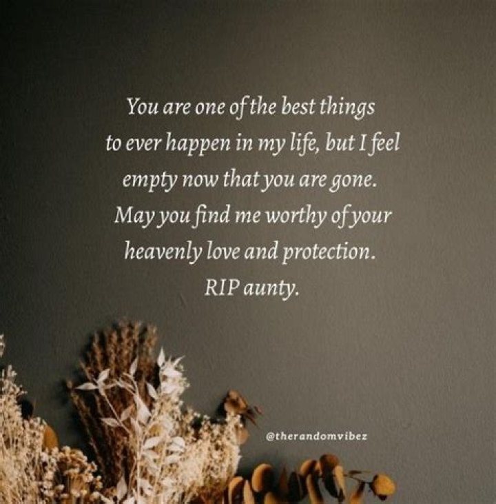 60 Loss Of An Aunt Quotes And Sympathy RIP Messages [Images]