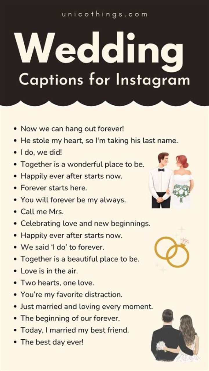 60 wedding captions to bring the love to Instagram Flipboard