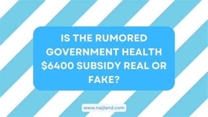 6400 Subsidy Real or Fake All You Need to Know About the Legitimacy