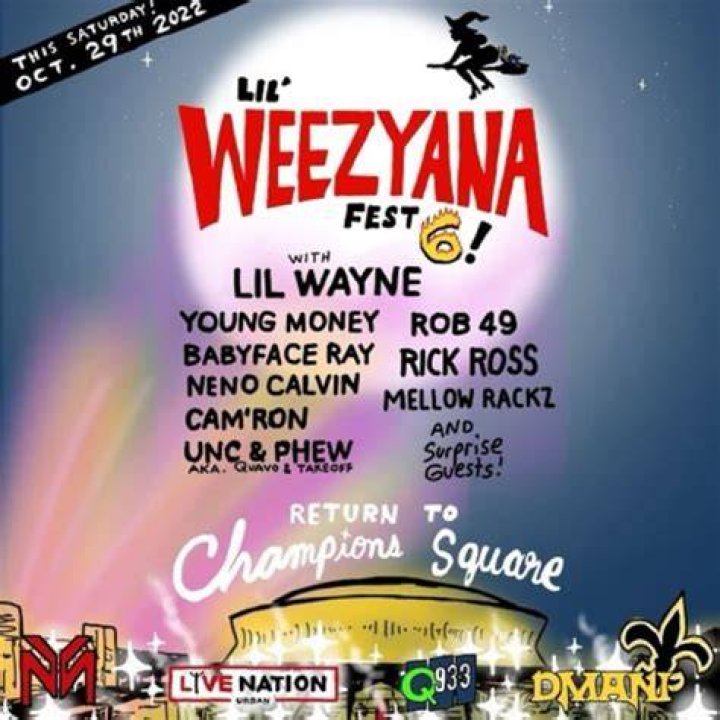 6th annual Lil Weezyana Fest postponed until Oct. 29