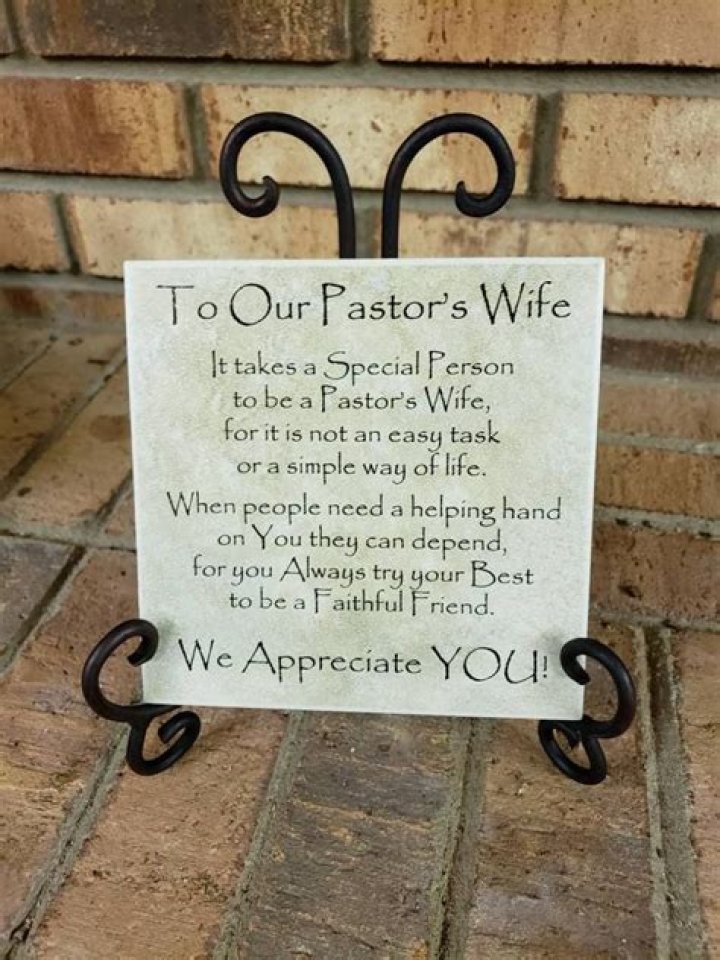 6x6 Tile Slate Plaque Pastor's Wife Appreciation Gift Art Etsy