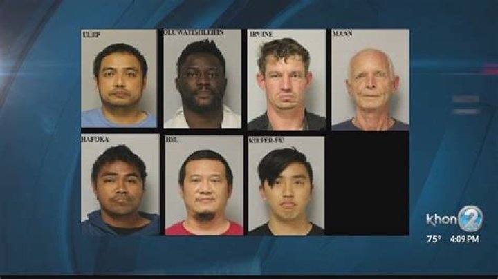 7 men arrested on Maui as part of 'Operation Keiki Shield' YouTube