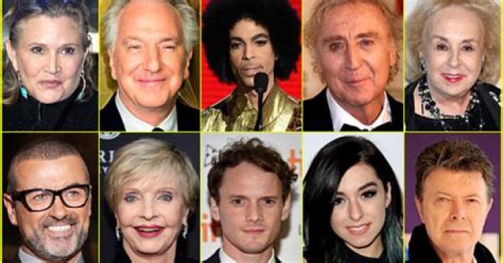 71 Celebrity Deaths of 2016 in Chronological Order Wow Gallery