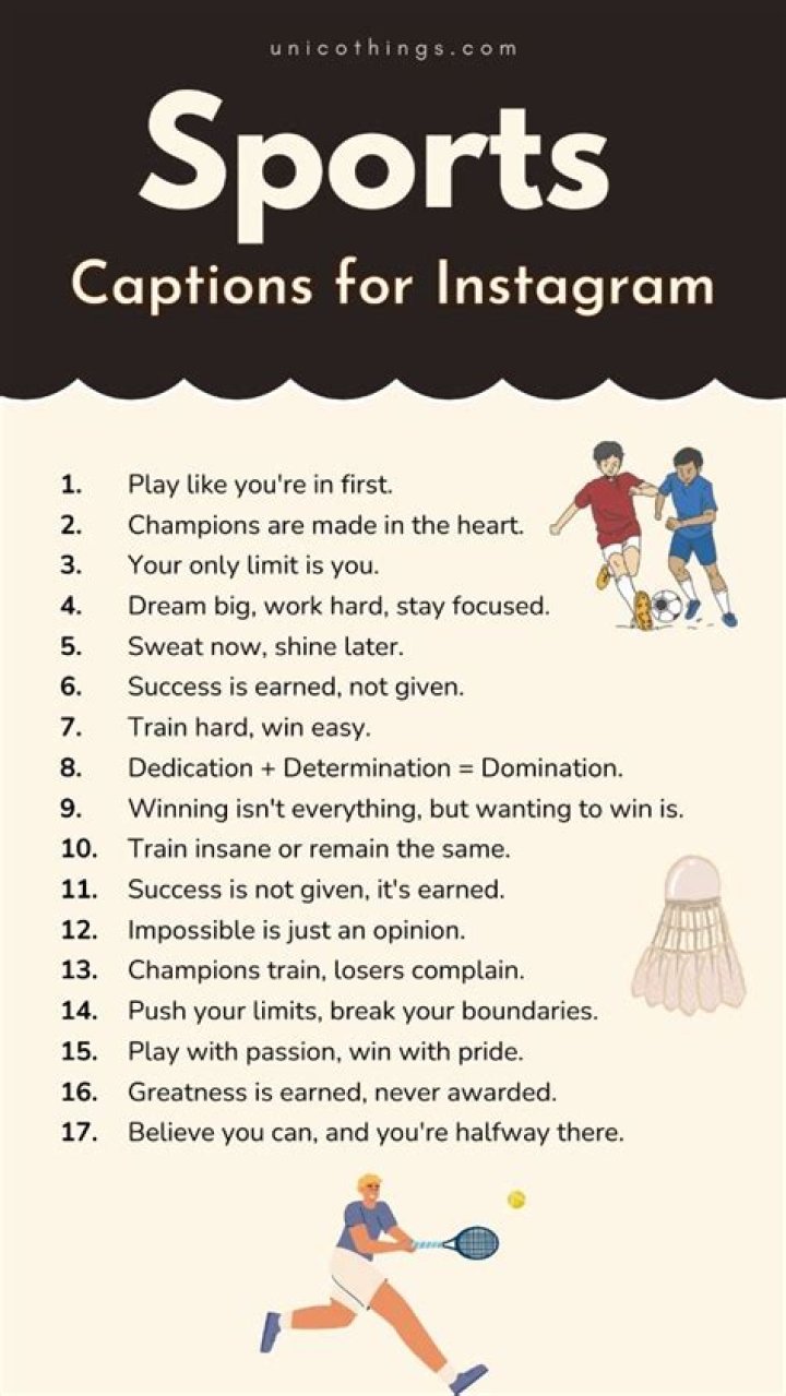 80+ Sports Captions For Instagram