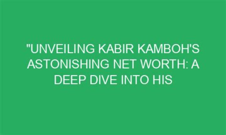 A Deep Dive Into His Financial Empire