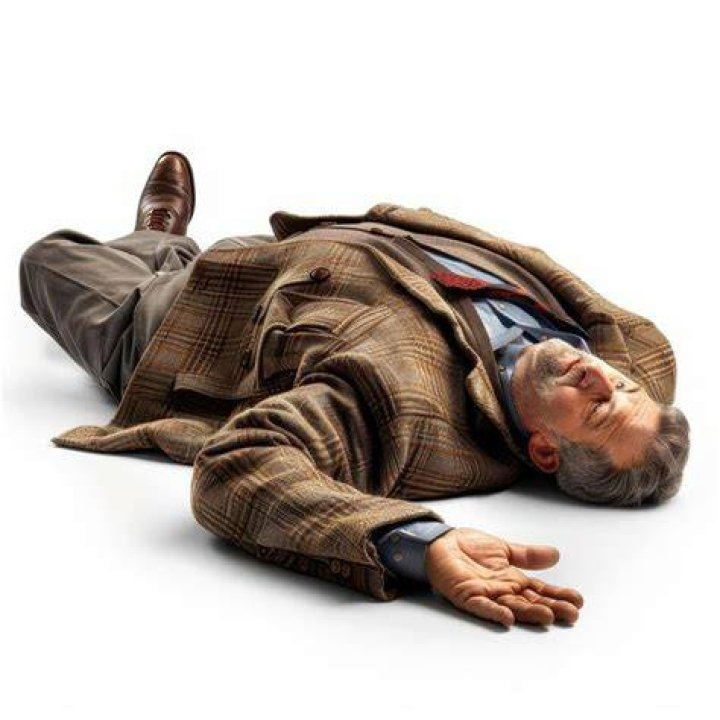 a man laying on the ground holding two dumbbells in front of his face