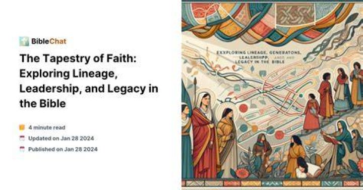 A Tapestry Of Faith, Heritage, And Family