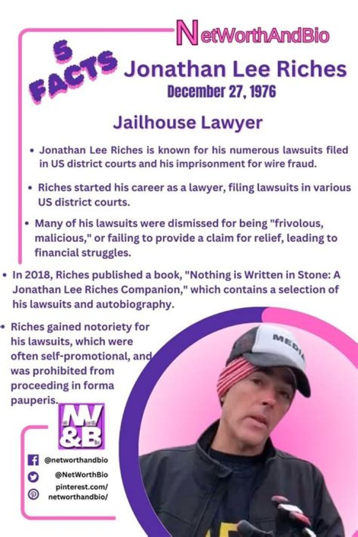 About Jonathan Lee Riches Investigates