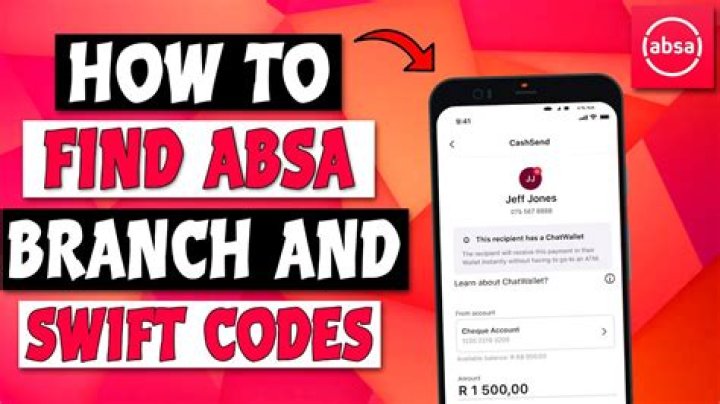 Absa Branch Code Absa Bank Absa Universal Branch Code