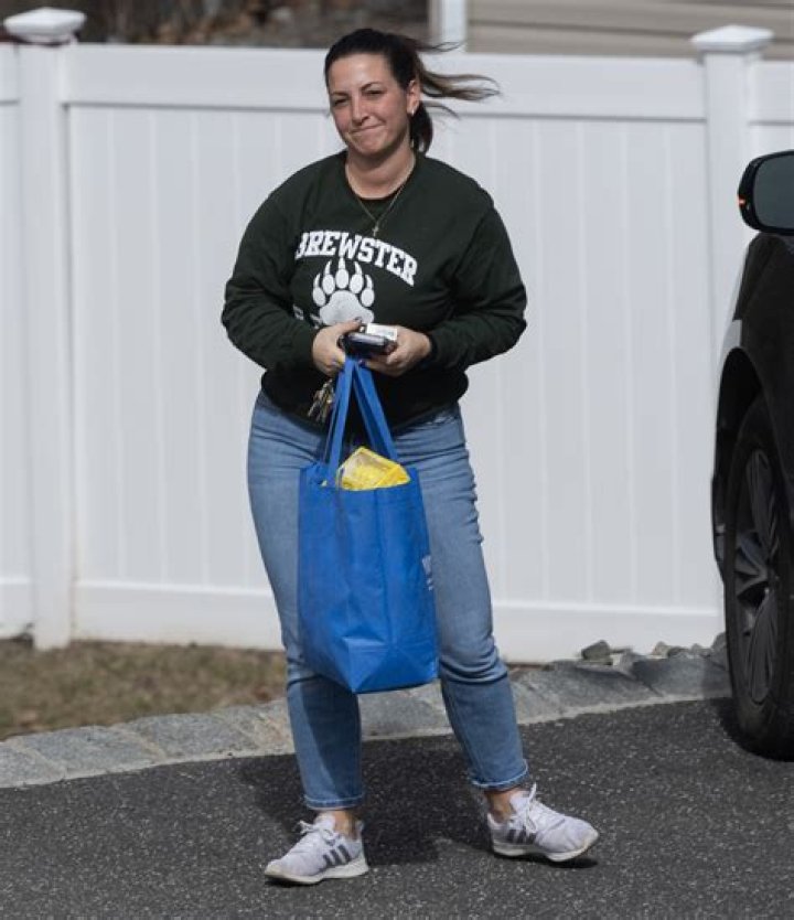 Accused groomer Andie Rosafort seen at Connecticut home