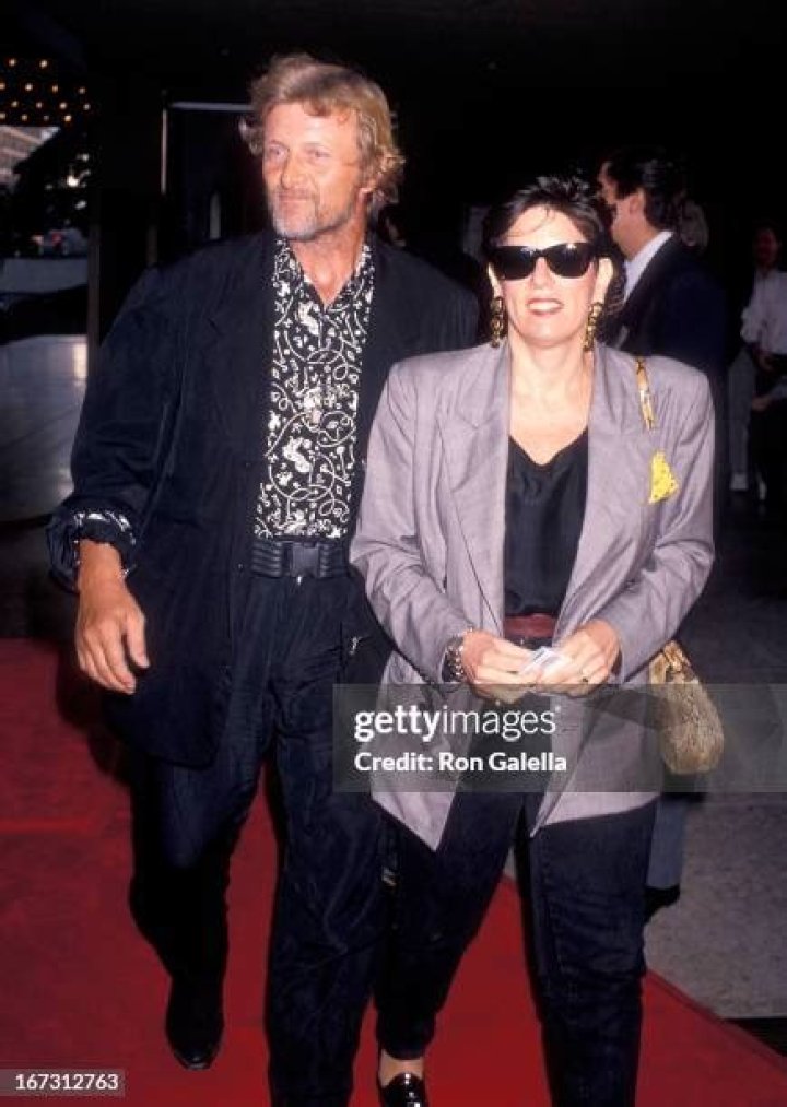 Actor Rutger Hauer and wife Ineke ten Kate attend the 45th Annual