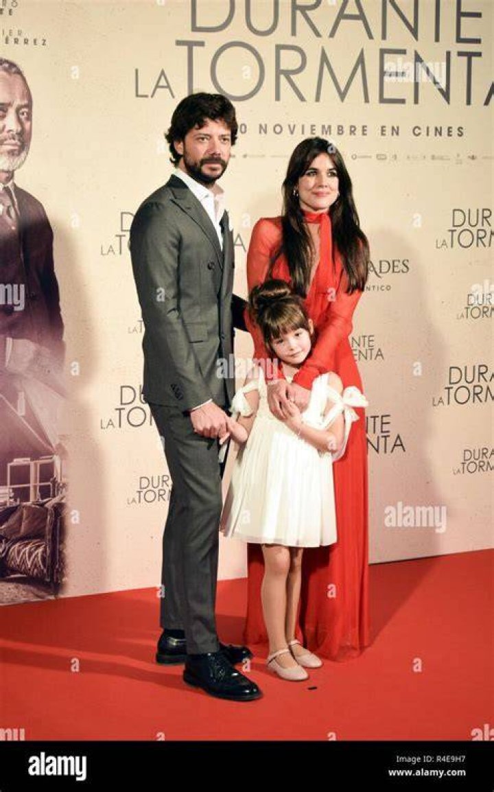 Actress Adriana Ugarte and Alvaro Morte with director Oriol Paulo at