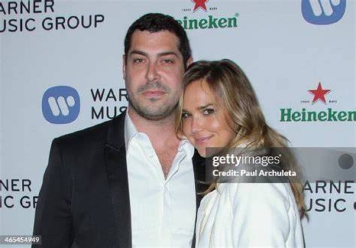 Actress Arielle Kebbel and Music Executive Aaron BaySchuck attend