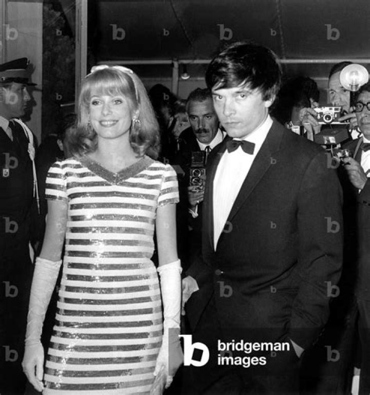 Actress Catherine Deneuve and Husband David Bailey at Cannes Film