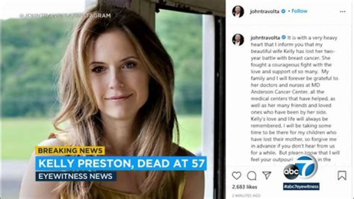 Actress Kelly Preston Dead At 57 After Battling Breast Cancer