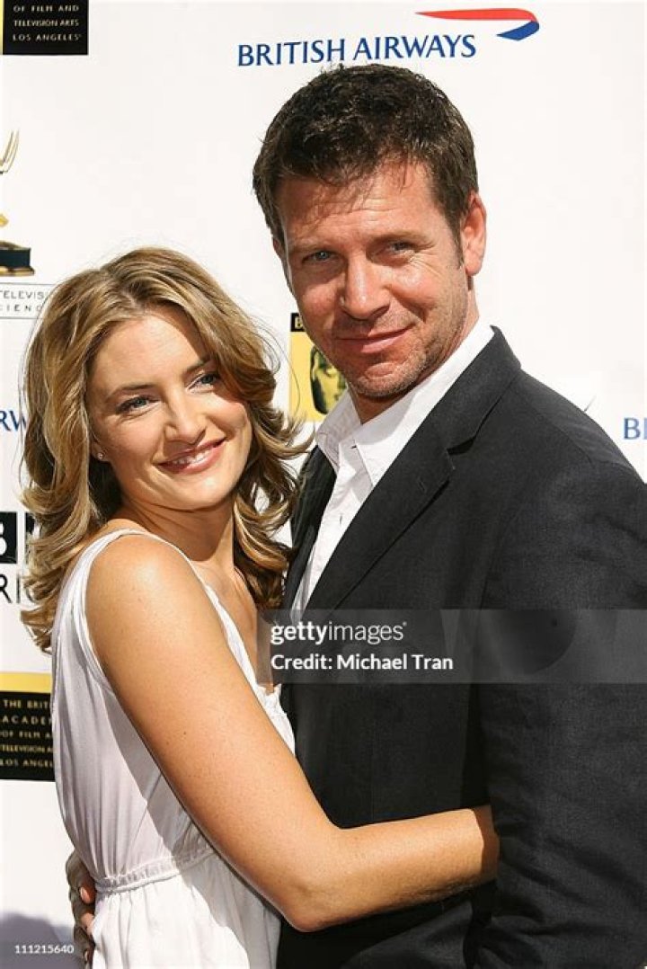 Actress Madchen Amick and husband, David Alexis arrives at the