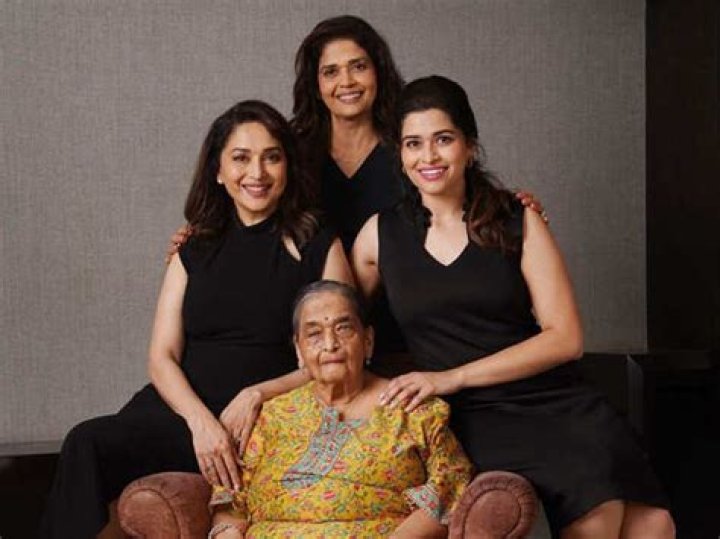 Actress Madhuri Dixit Family Photos with Husband, Sons Madhuri Dixit