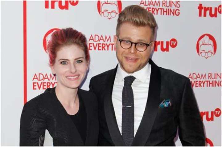 Adam Conover and his girlfriend Lisa Hanawalt