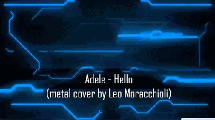 Adele - Hello (metal cover by Leo Moracchioli) - songs covered by metal bands