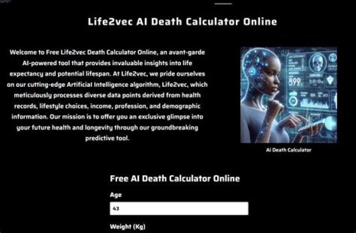 AI Death Calculator Life2vec Countdown to Your Fate!