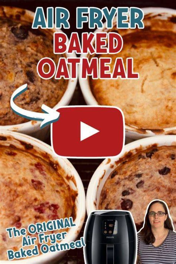 Air Fryer Baked Oatmeal. My baked oatmeal guide showing you how to make