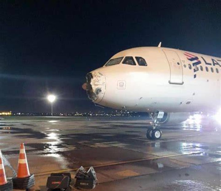 Air incident plane Airbus A320232 in Astana International Airport