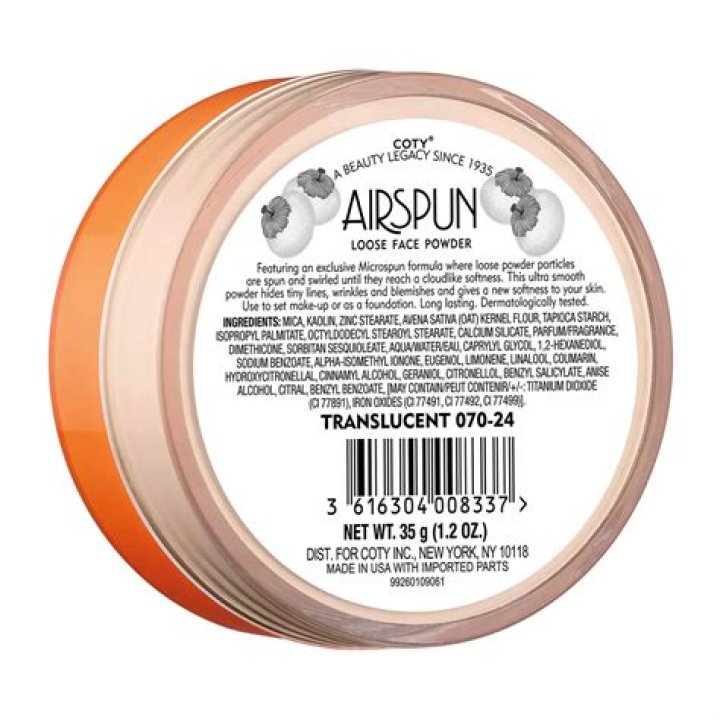Airspun, Loose Face Powder, Translucent Extra Coverage 07041, 2.3 oz