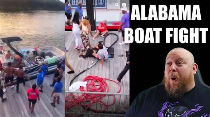 Alabama Boat Brawl Reggie Gray