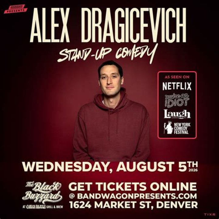 Alex Dragicevich Comedian Tickets Comedy Craft Beer