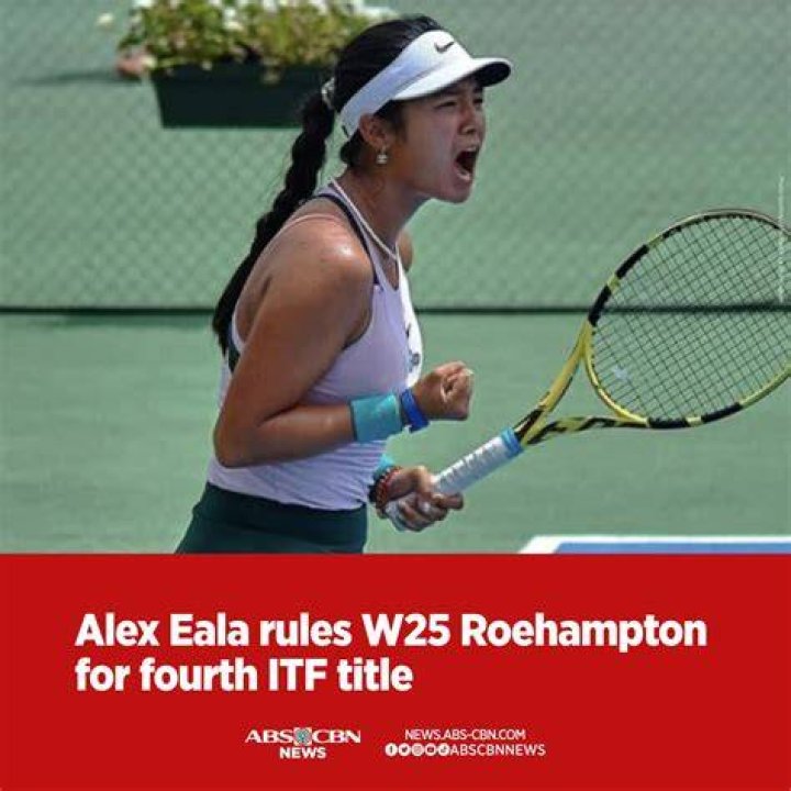 Alex Eala rules W25 Roehampton for fourth ITF title GMA News Online