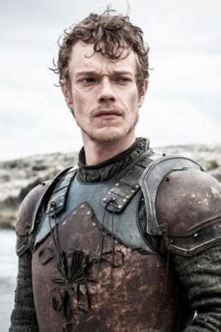 Alfie Allen as Theon Greyjoy in Game of Thrones A Golden Crown Alfie