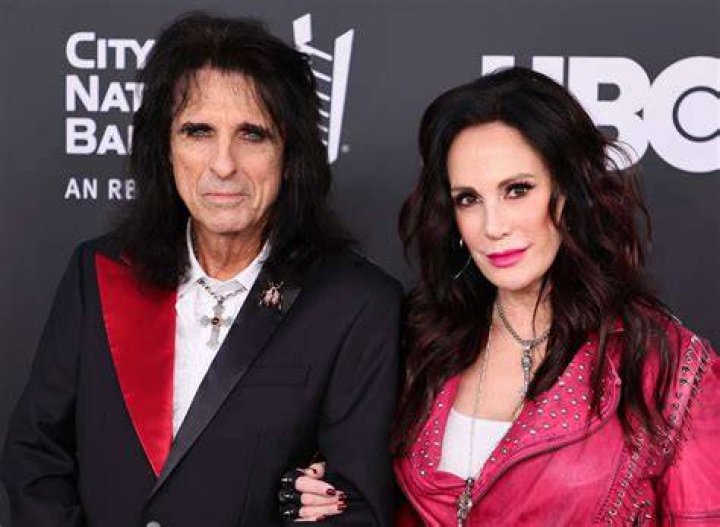 Alice Cooper and Sheryl Goddard his wife of 38 years, Alice