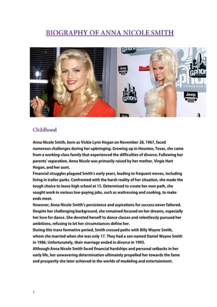 All About Anna Nicole Smith and Larry Birkhead's Daughter, Dannielynn